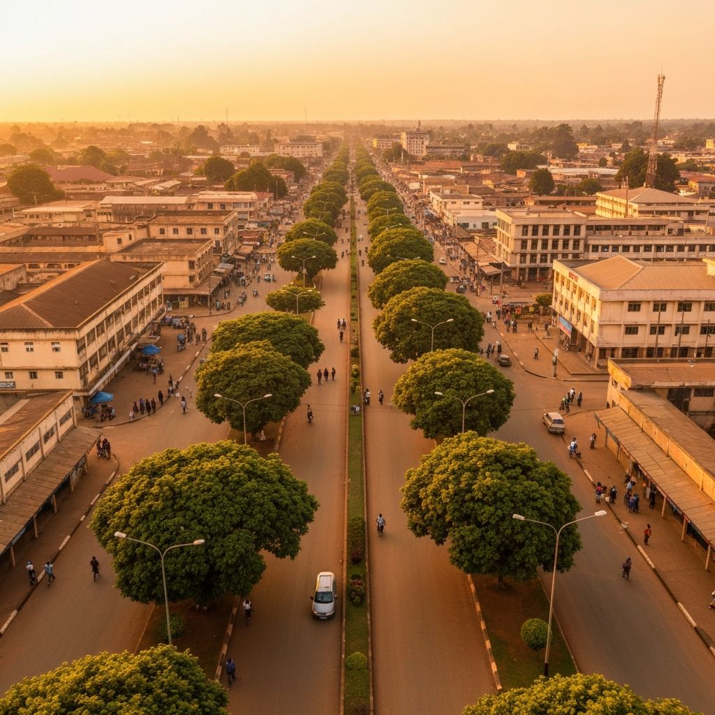 Panorama de la ville de Bafoussam