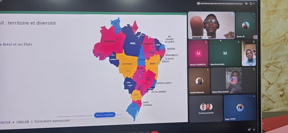 Coopération CUB–UNILAB : les étudiants de Bafoussam entament leur cours de citoyenneté au Brésil