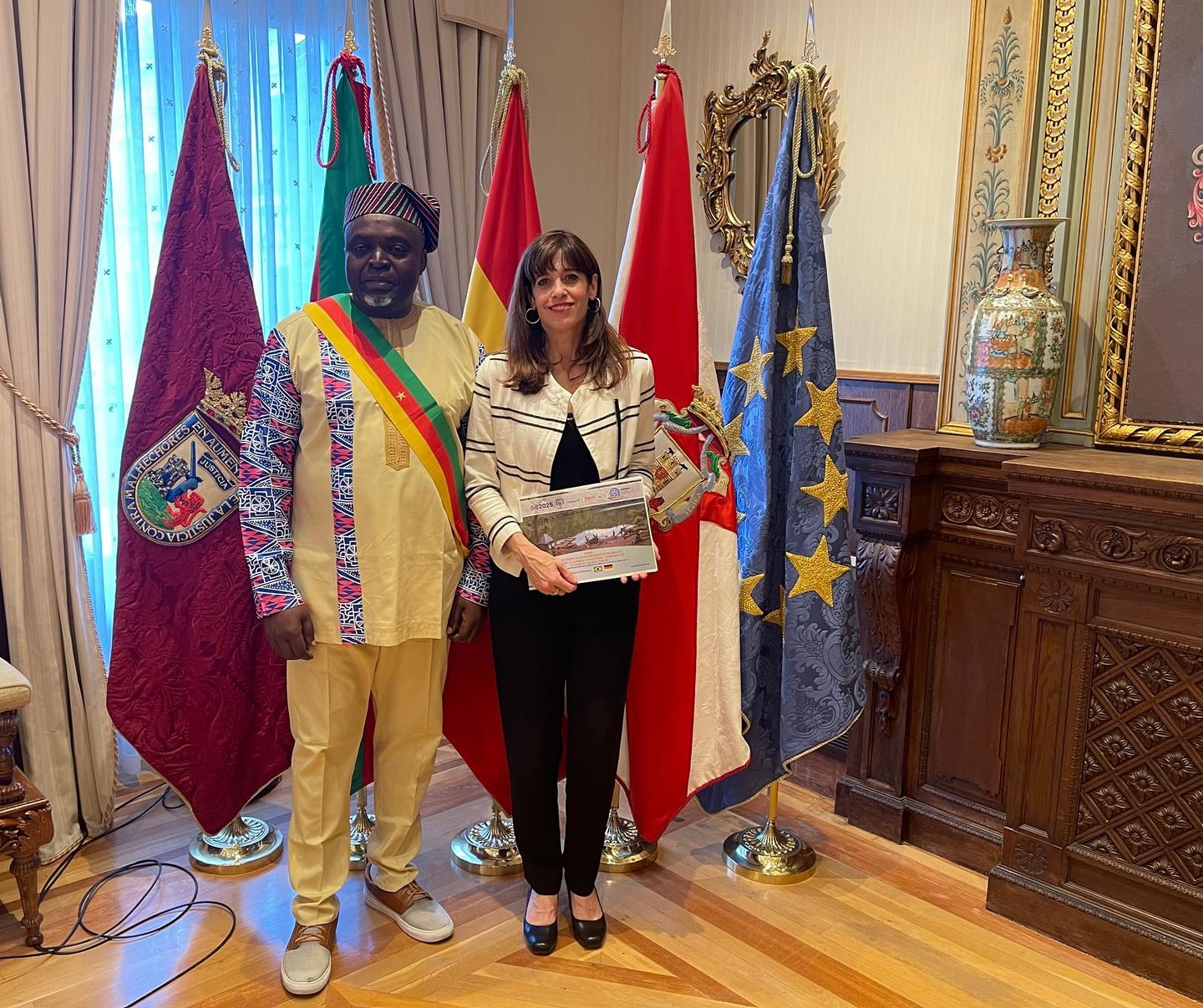 RENCONTRE INSTITUTIONNELLE ENTRE LA MAIRIE DE BAFOUSSAM ET CELLE DE VITORIA-GASTEIZ