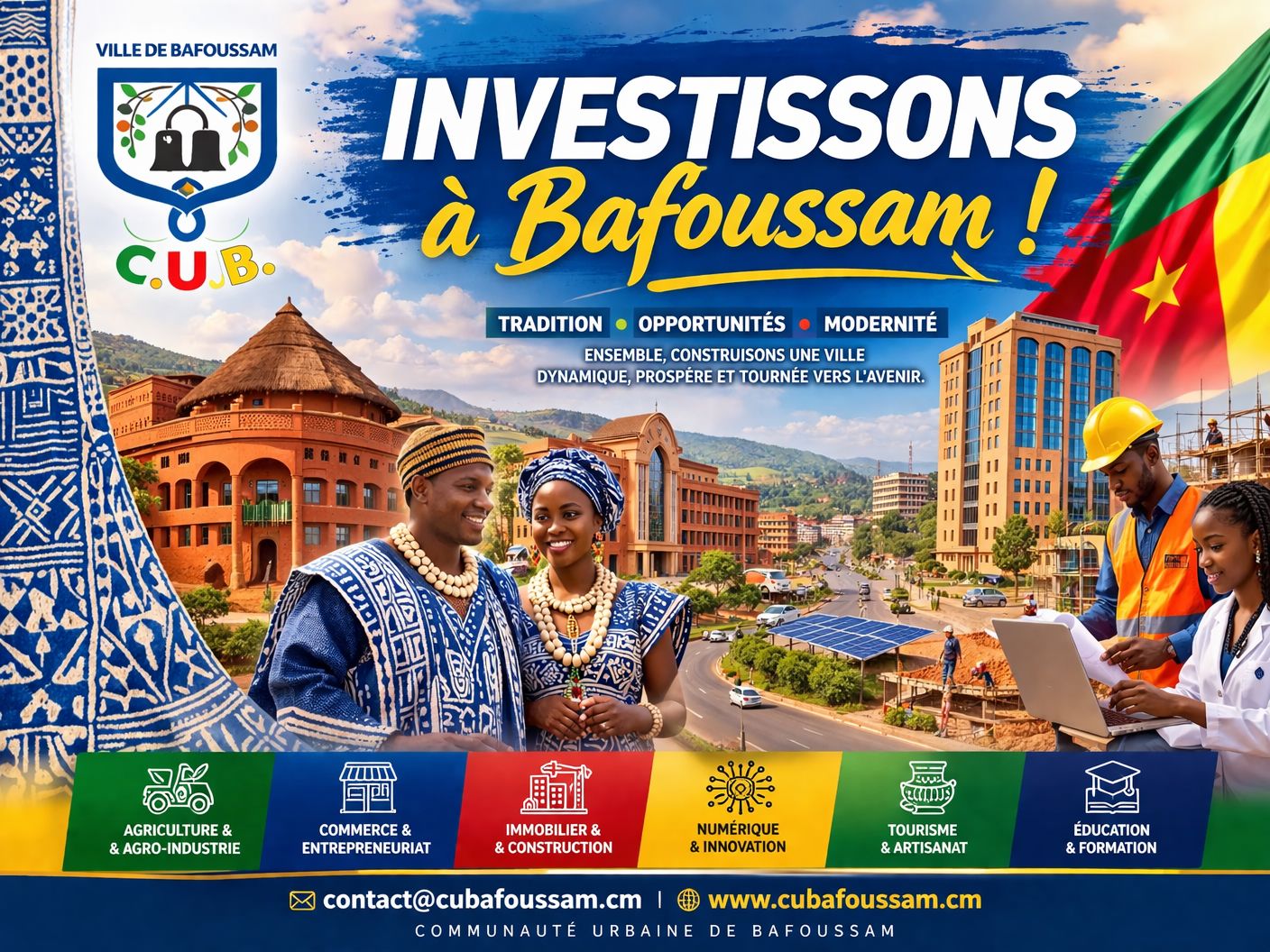 Investissons à Bafoussam – Appel aux forces vives pour le développement local