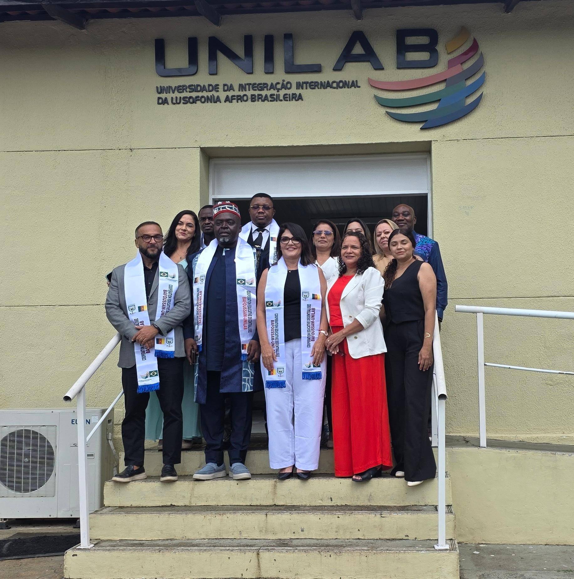 ACCUEIL CHALEUREUX DE LA DELEGATION DE BAFOUSSAM A L’UNILAB (BRESIL)