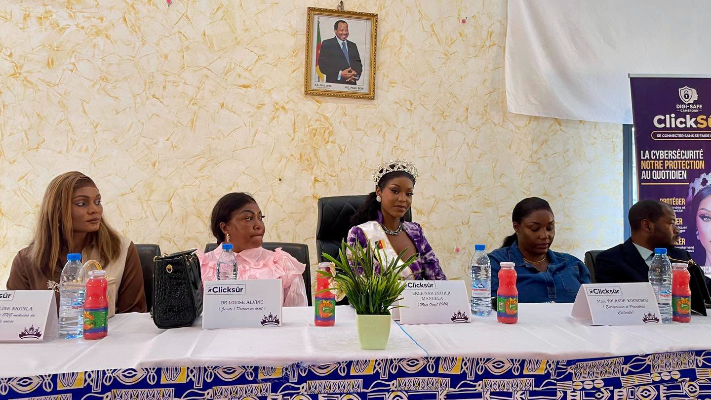 Bafoussam mobilisée contre la cybercriminalité : lancement de la campagne « Clic Sûr » par Miss Ouest 2026