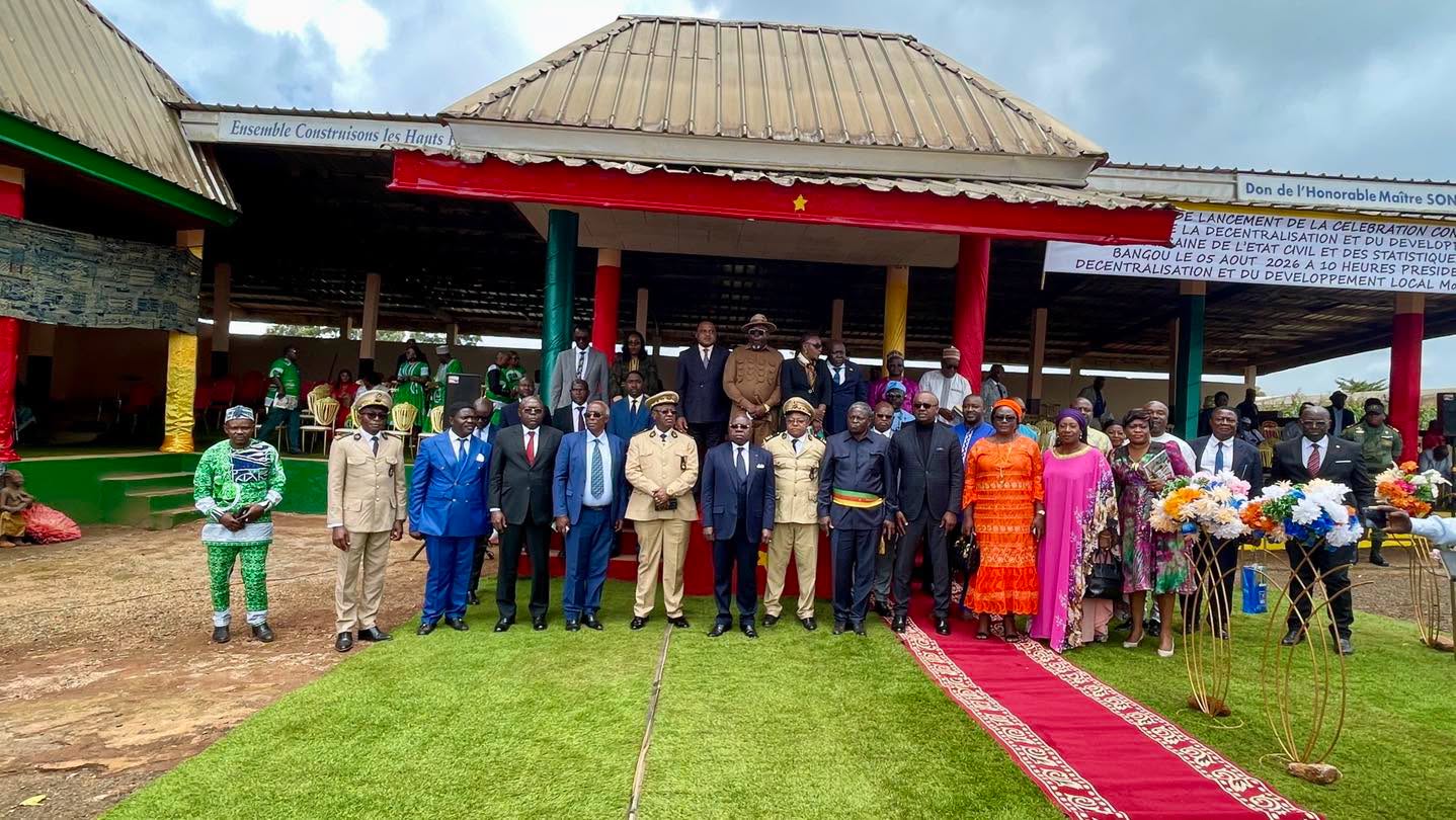 Bafoussam associée au lancement des célébrations de la Journée Africaine de la Décentralisation et de l’État Civil à Bangou