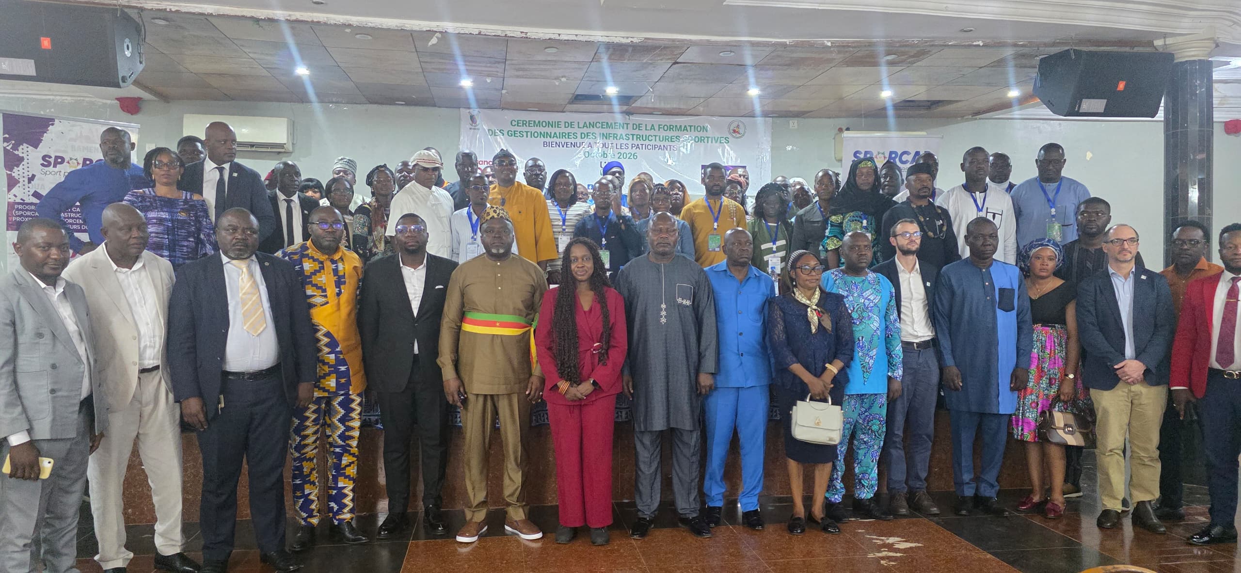 Projet SPORCAP : Bafoussam accueille une mission de cadrage pour la gestion durable des infrastructures sportives de proximité